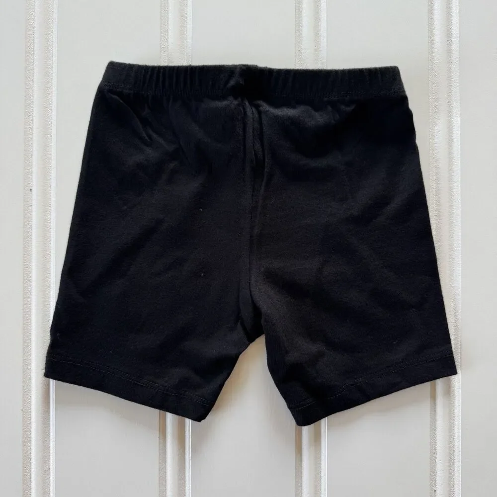 4/$10 - Old Navy Toddler Girls Basic Black Biker Shorts